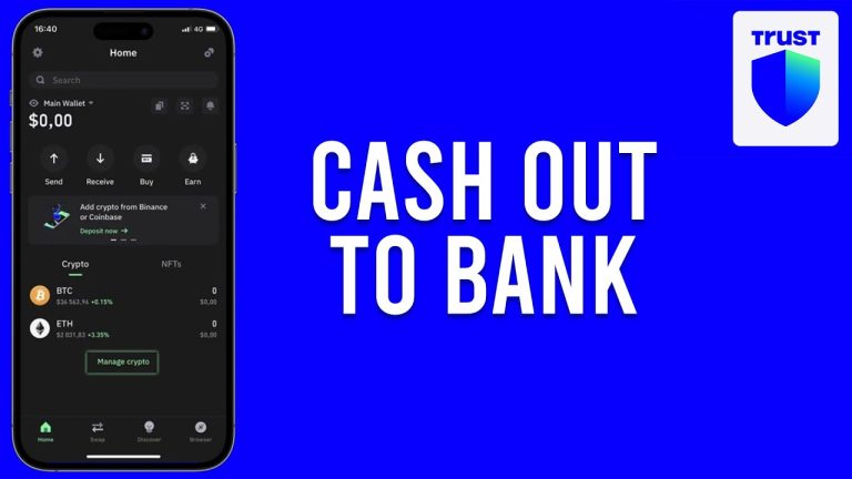 How to Withdraw From Trust Wallet to Your Bank Account