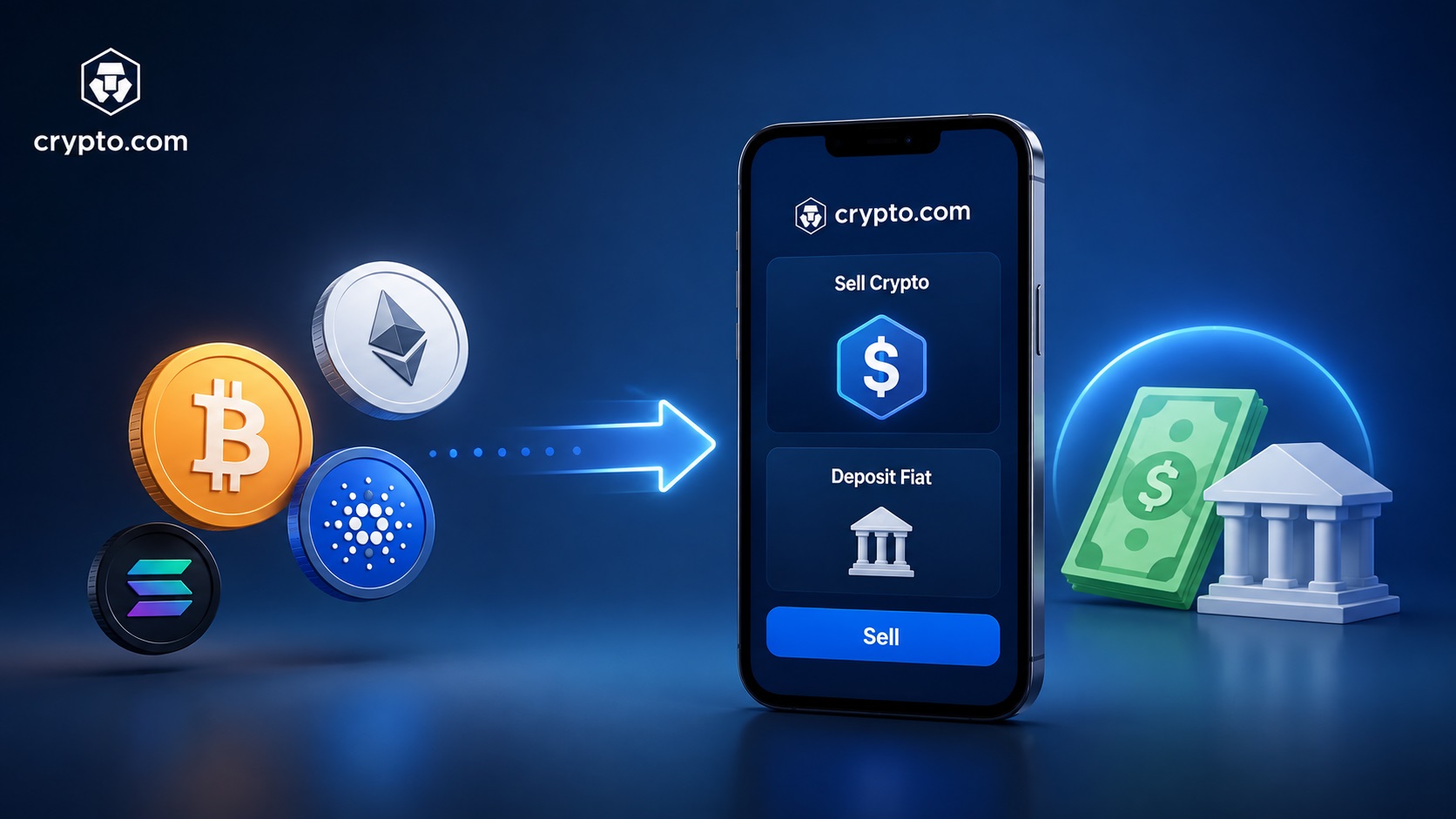 How to sell crypto for fiat on Crypto.com