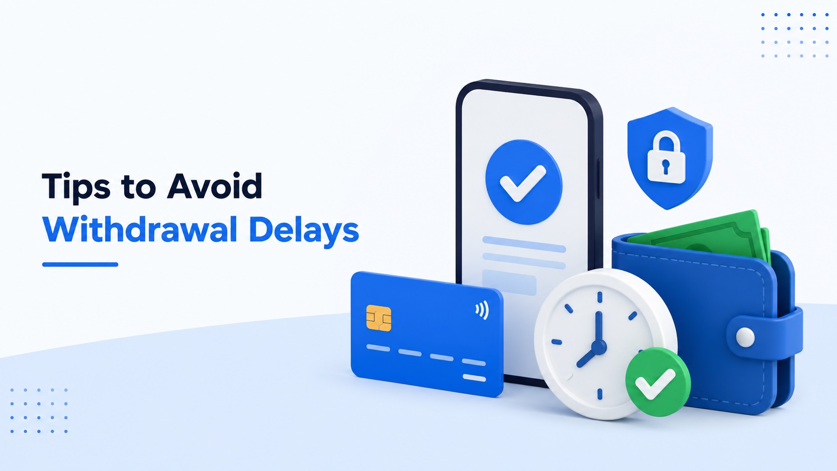 Tips to avoid withdrawal delays
