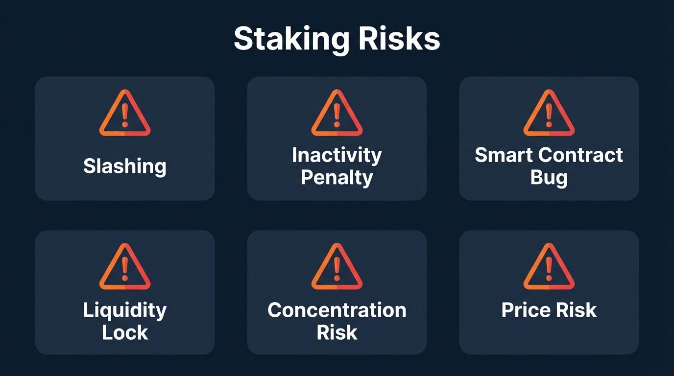 Risks of staking